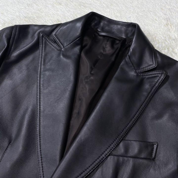 極美品】Brioni ブリオーニ レザージャケット テーラードジャケット 小 
