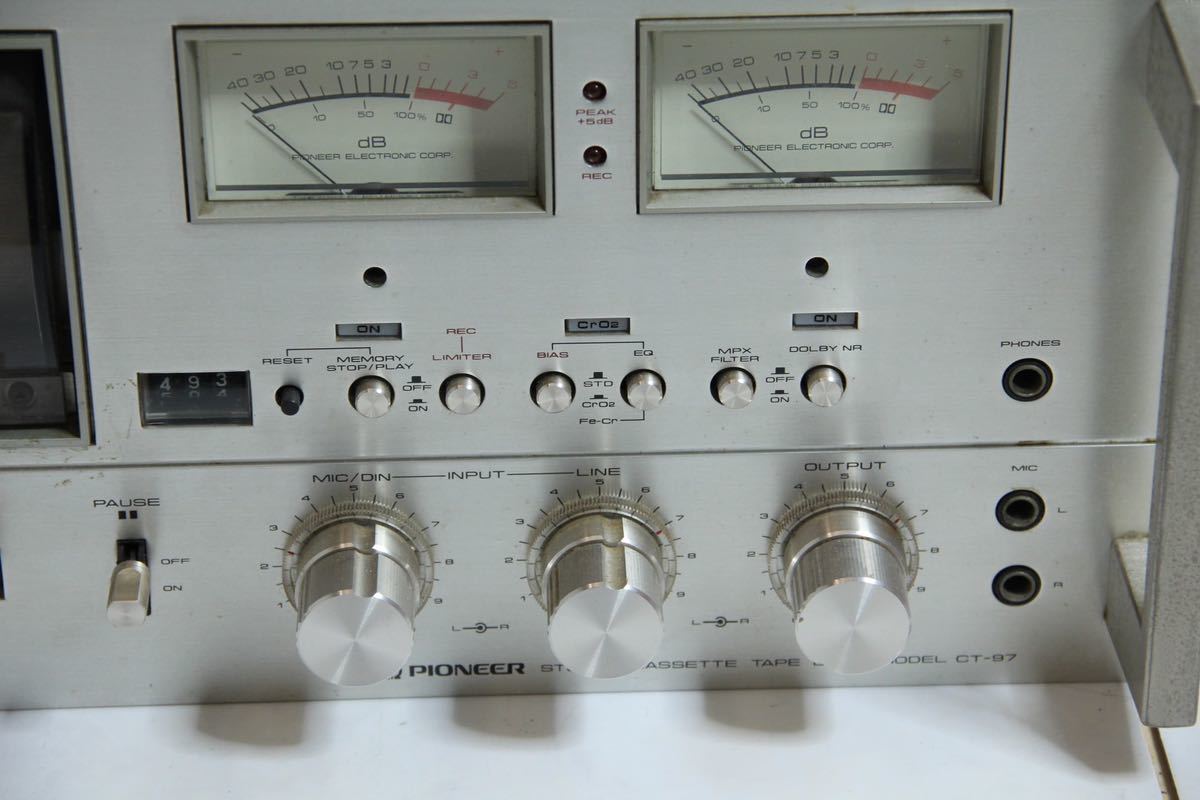 PIONEER パイオニア CT-97 カセットデッキ オーディオ機器