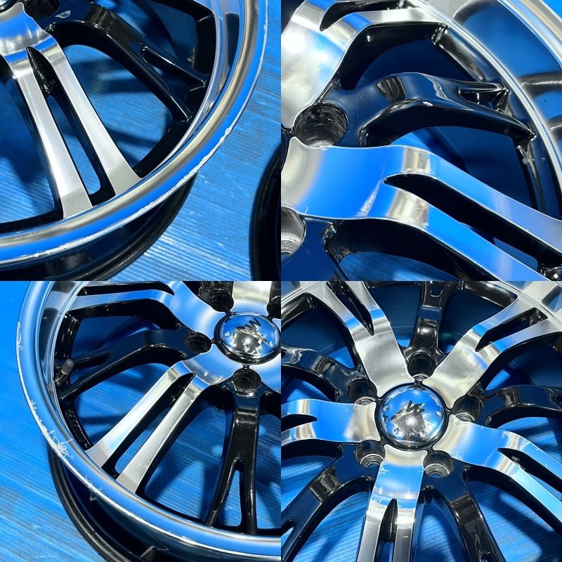 1万スタート 深リム 18インチ SPIRIT RACING AW-190 8J+35 5H114.3 