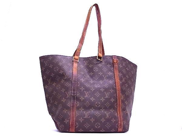1円 LOUIS VUITTON ルイヴィトン M51108 モノグラム サック ショッピング トートバッグ ショルダー 肩掛けかばん ブラウン系 AG6150セh