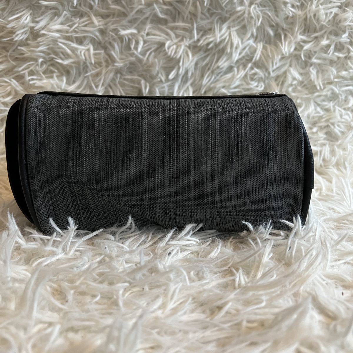 155【新品 未使用】BVLGARI メンズ クラッチバッグ シルバー金具