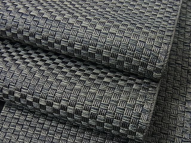 平和屋着物■男性　本場筑前博多織　角帯　市松織　逸品　vp4258