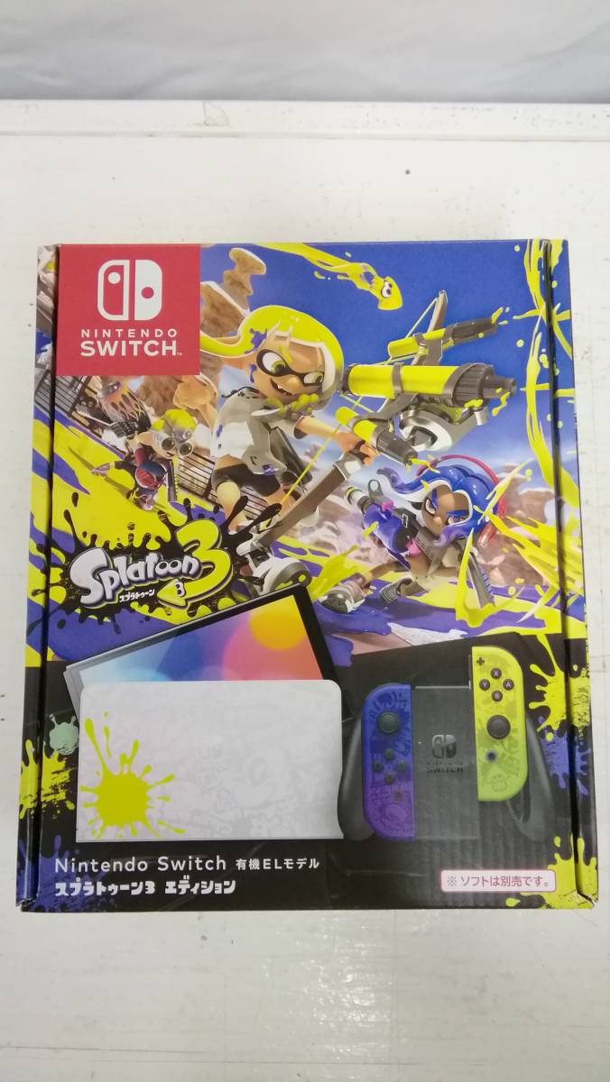 36 美品 任天堂Switch 有機EL 本体 スプラトゥーン3Ver. 中古品 (80