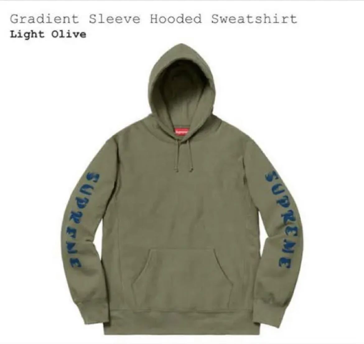 Gradient Sleeve Hooded Sweatshirt Supreme シュプリーム 18AW