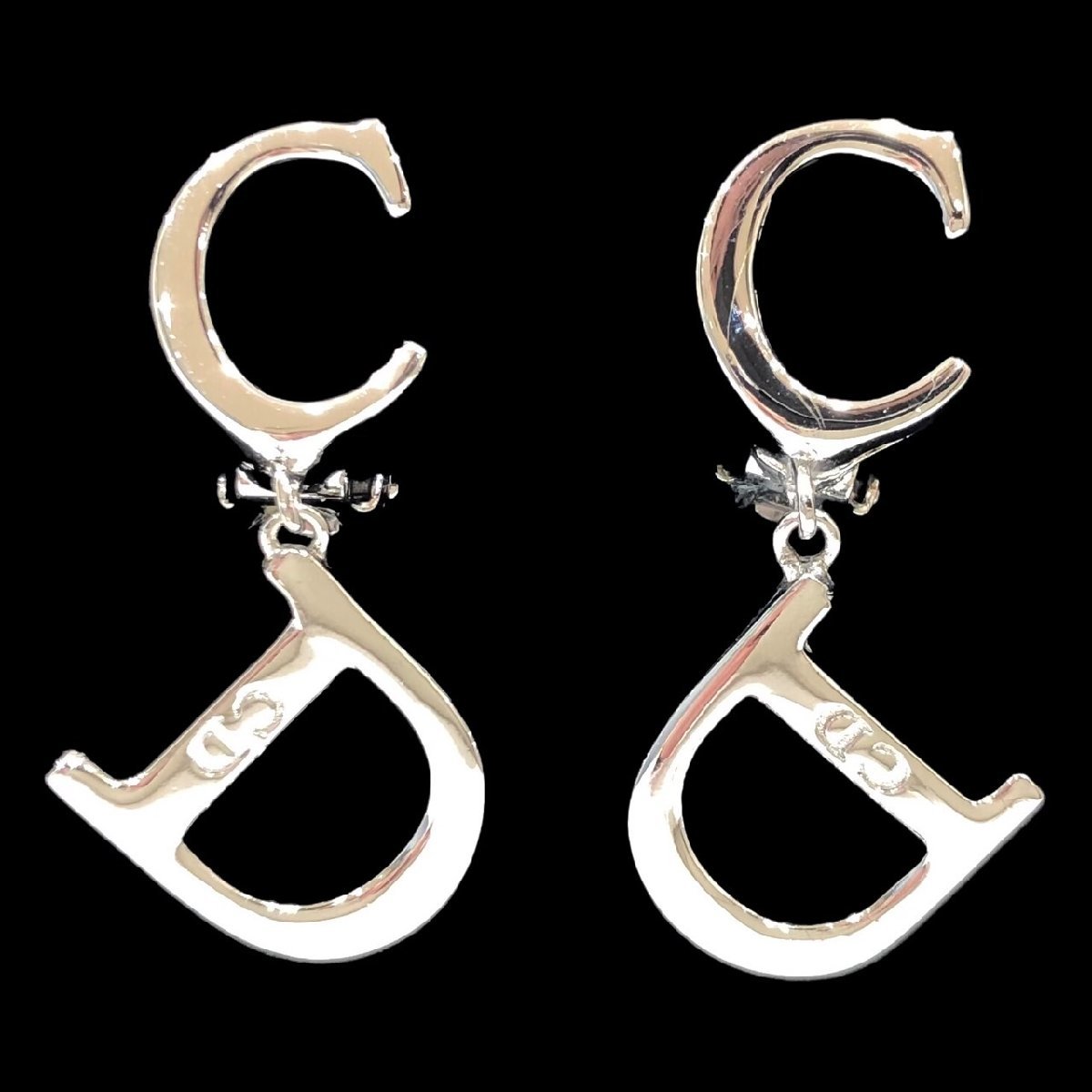 Dior ディオール CDロゴ イヤリング シルバー ヴィンテージ