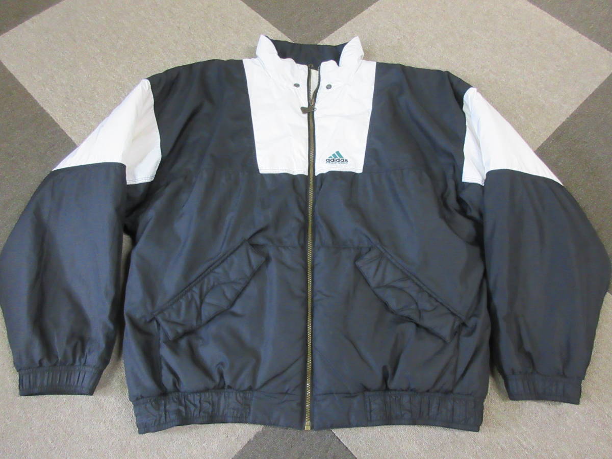 90s adidas EQUIPMENT ボンバージャケット XL 中綿 ウィンドブレーカー 