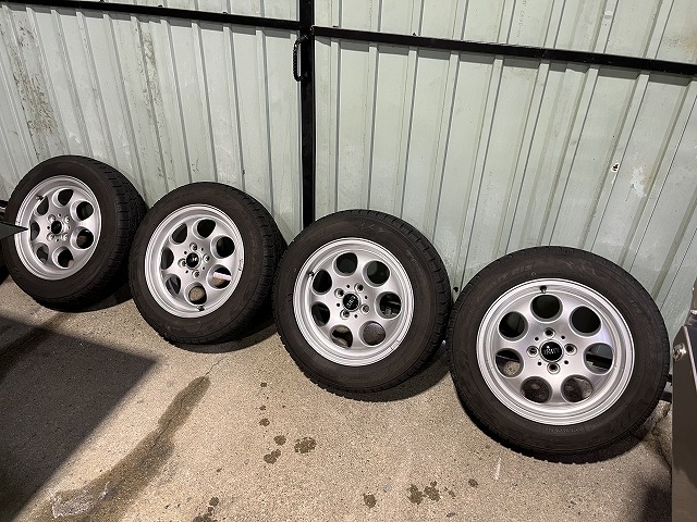 車 MINI 純正 15インチ アルミホイール スタッドレス 4本セット