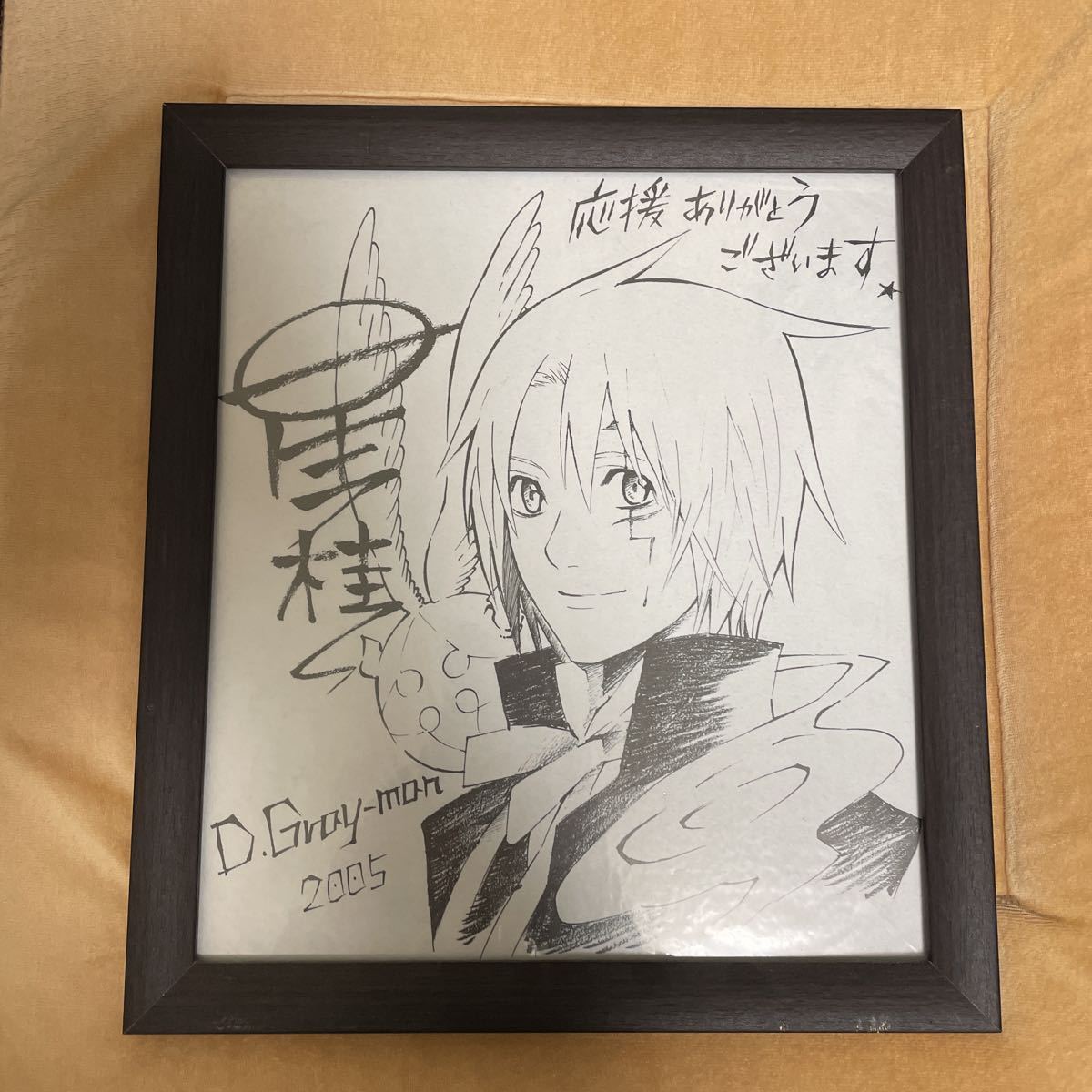 D.Gray-man ディーグレイマン サイン色紙 星野桂先生 非売品(コミック 