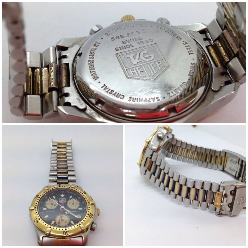 プロフェッショナル タグホイヤー クロノグラフ 565.306 TAG - 1円 Heuer クォーツ メンズ HEUERタグホイヤー Yahoo!オークション プロフェッショナル200ｍ Professional 0 WBP201D