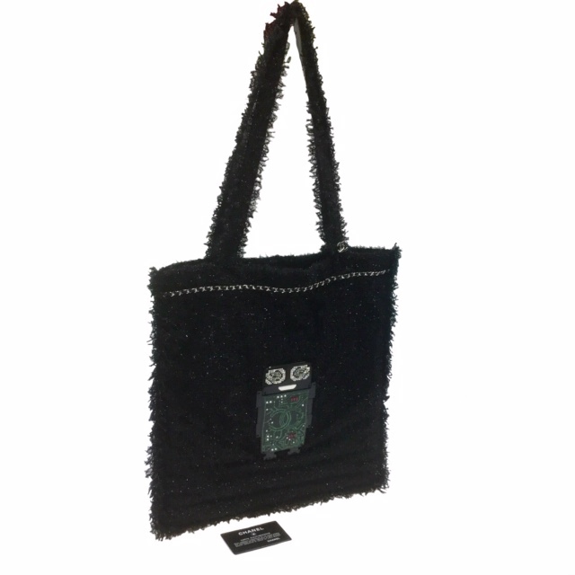 シャネル ツイード トートバッグ CHANEL ツイードトートバッグ