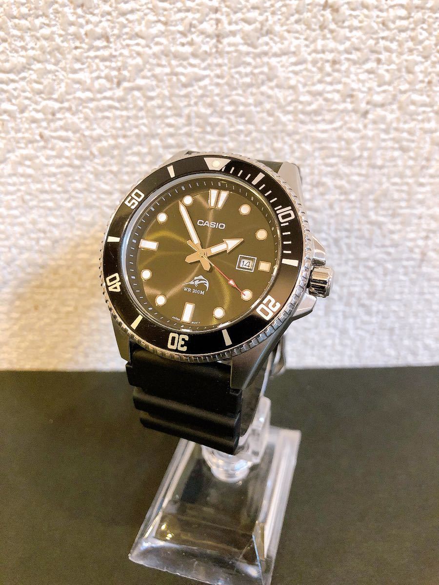 CASIO カシオ ダイバー クォーツ 稼働 MDV-106 ダイバーウォッチ 