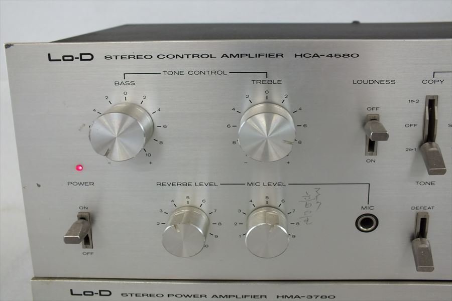 Lo-D HMA-3780 POWER STEREO パワーアンプ AMPLIFIER ステレオパワー