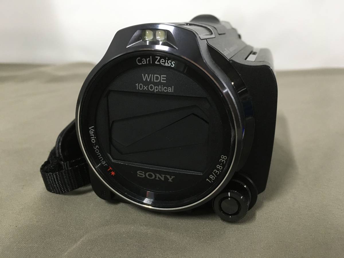 □SONY HANDYCAM HDR-PJ760V ビデオカメラ ブラック VCL-HGA07B レンズ