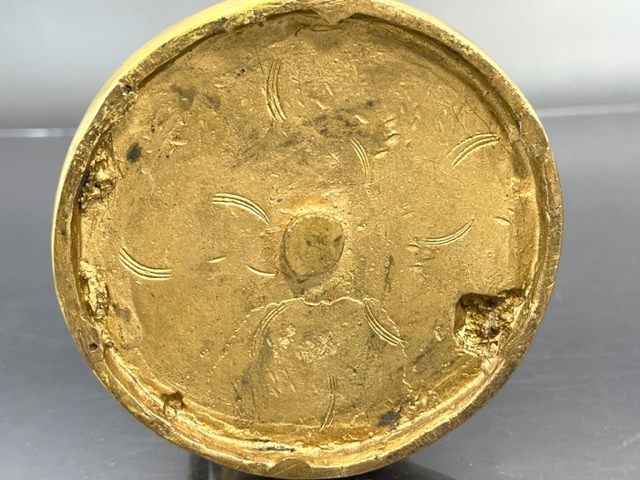 金銅観音菩薩立像 仏教美術 高さ約約37cm 重さ約7kg 長期
