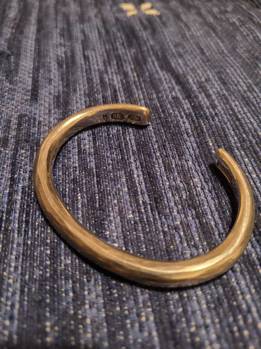 RRL Ralph Lauren ダブルアールエル シルバーバングル サイズM ラルフ