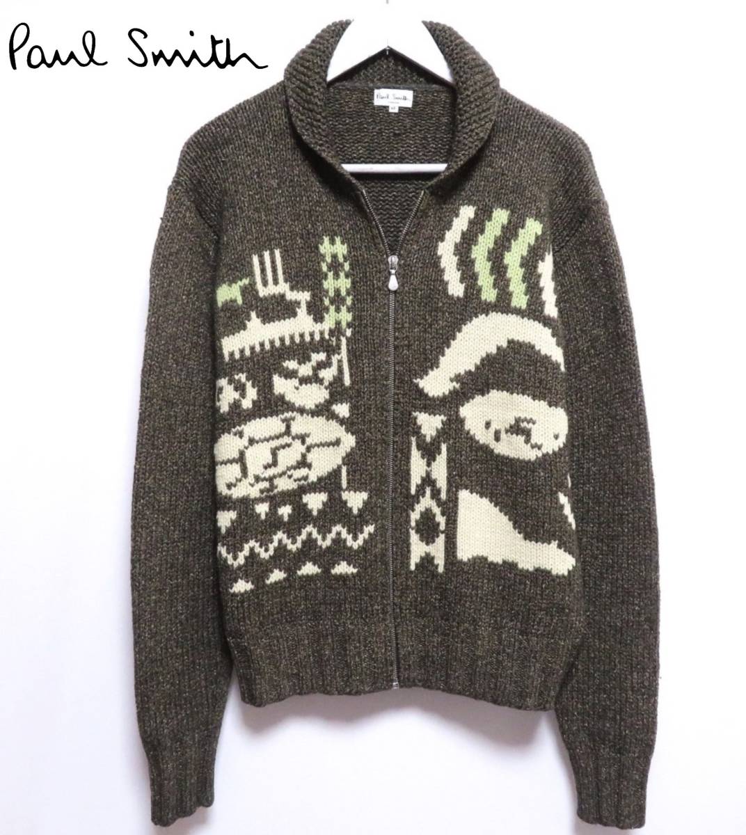 ポールスミス ポールスミス スーツ ウール Lサイズ 裾ダブル