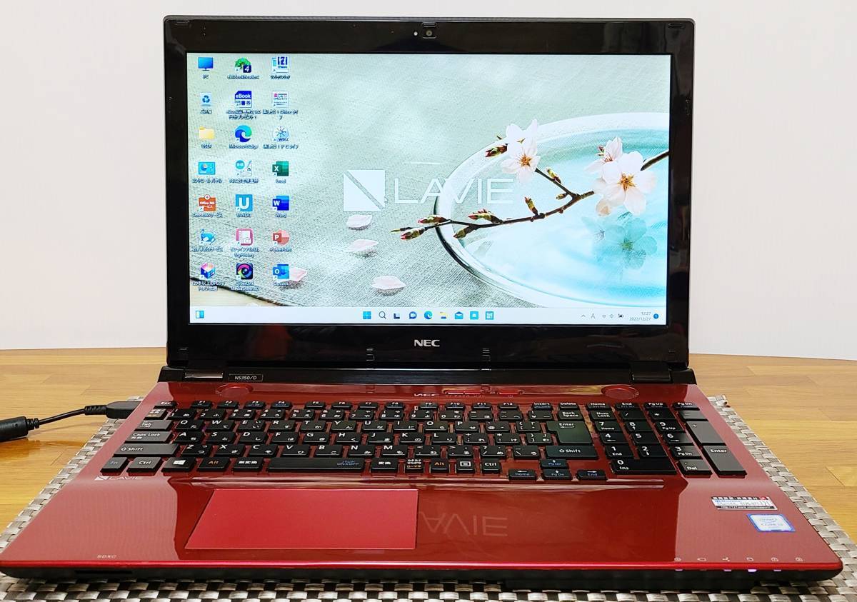 美品Win11 LAVIE NS350D/i3/8G/1T/BD/WLAN/カメラ☆ LAVIE NEC