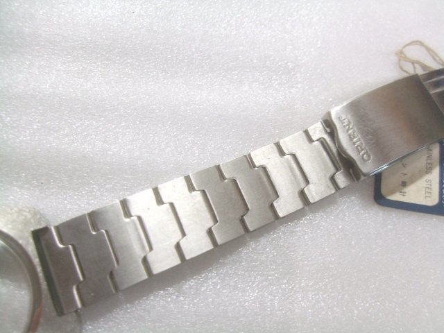 デッドストック未使用品70sオリエントクロノスエース純正SSベルト18