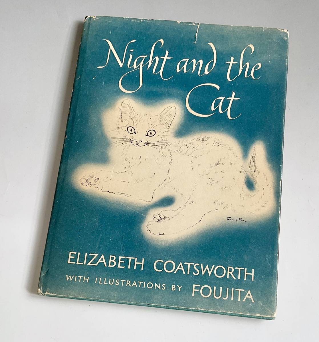 夜と猫 藤田嗣治 and Night AND THE the Cat☆挿画本 1950年