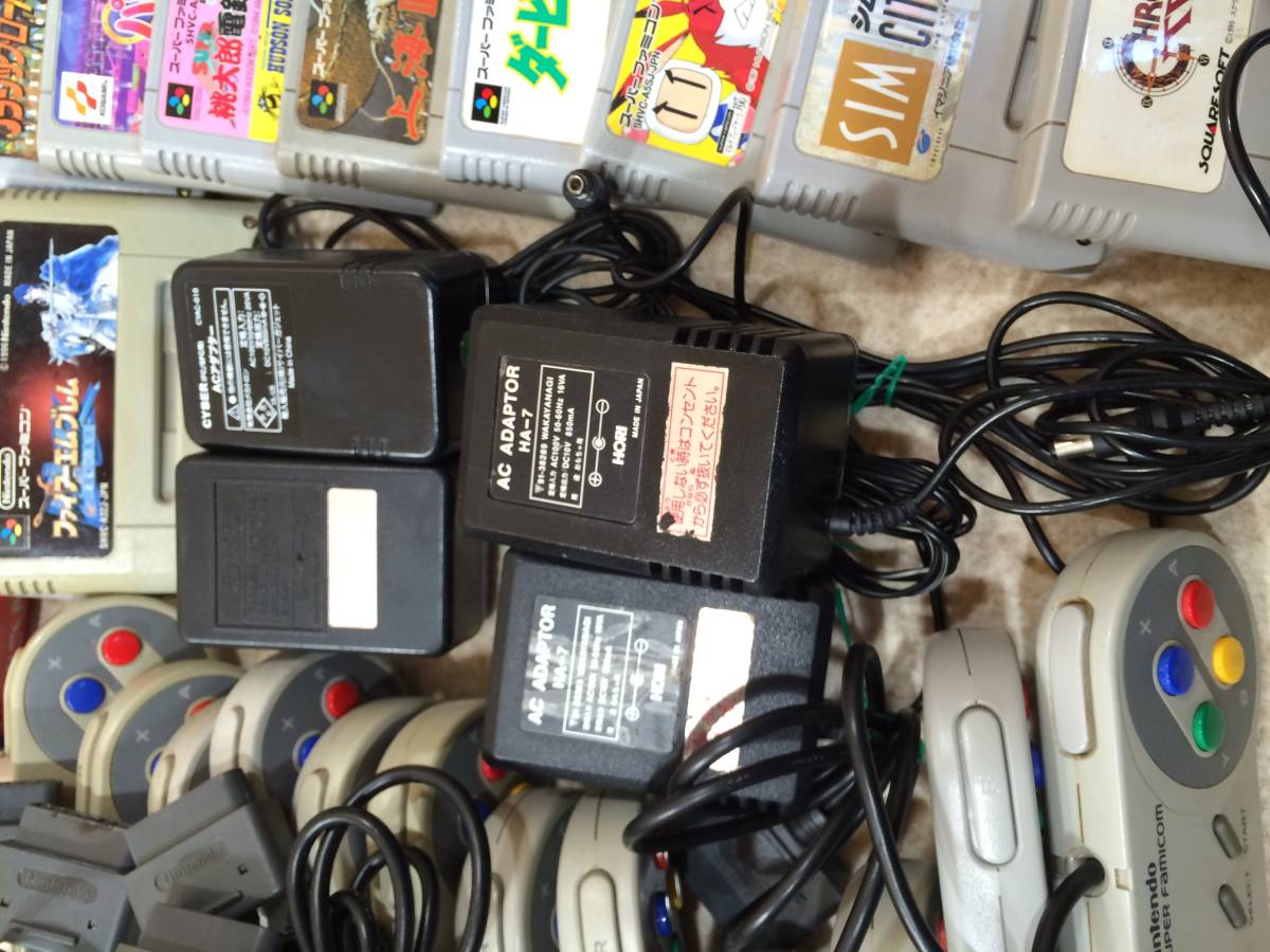 NS]Nintendo スーパーファミコン 本体/カセット まとめて ジャンク