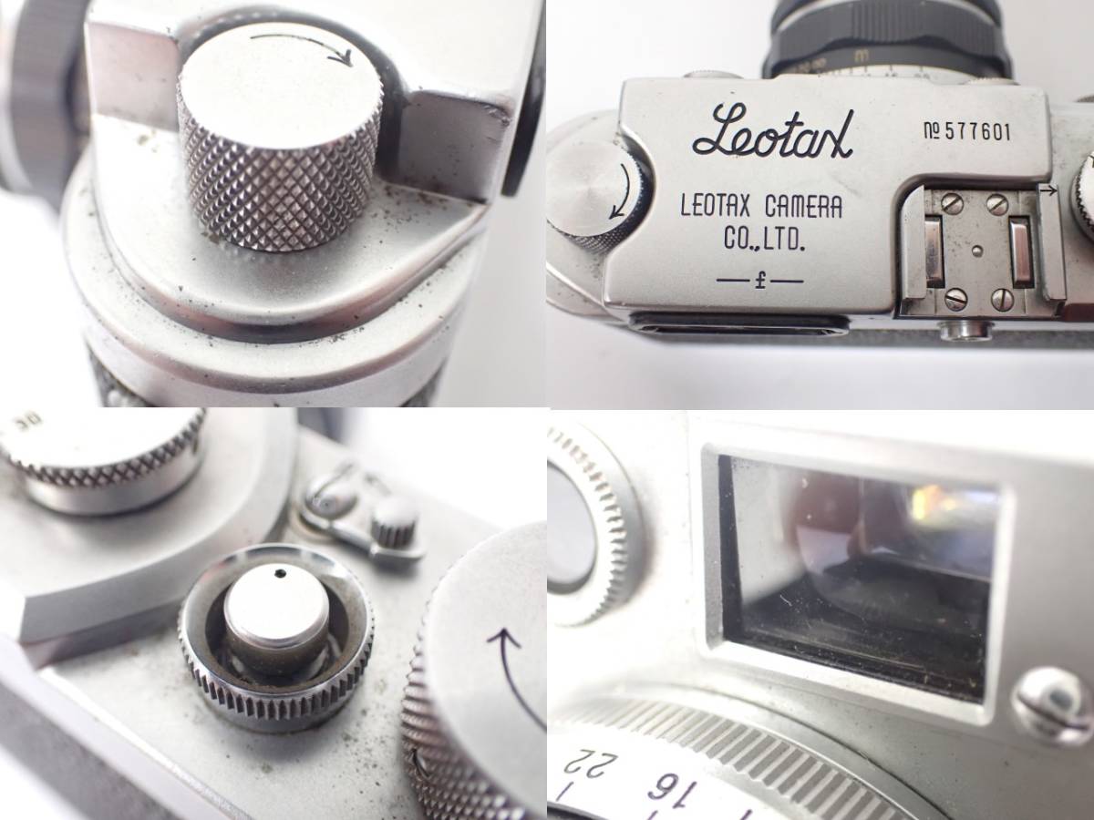 YA-A038【動作品】Leotax レンジファインダーカメラ本体とレンズお