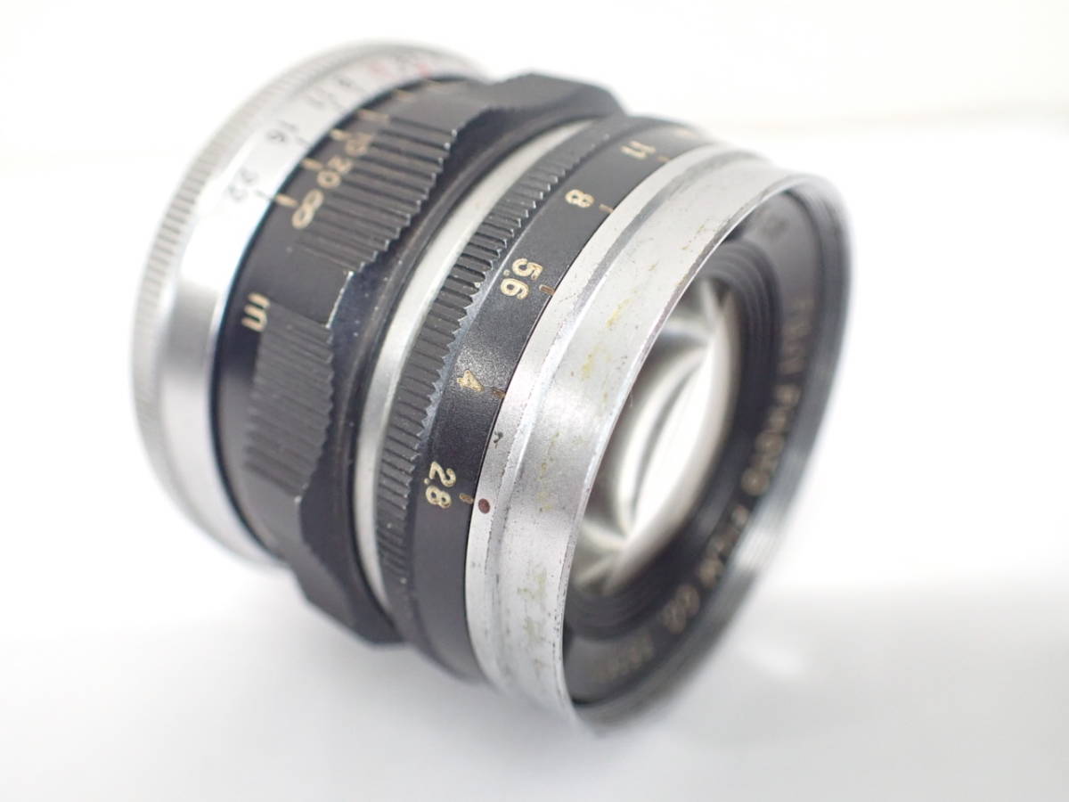 YA-A038【動作品】Leotax レンジファインダーカメラ本体とレンズお