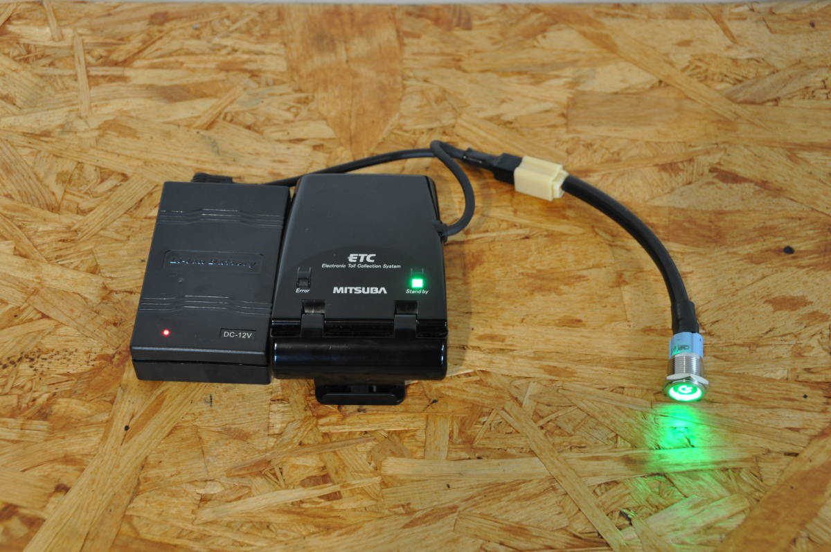 オートバイ用 アンテナ一体型 ETC ミツバ MSC-BE21 593 14 バイク用ETC