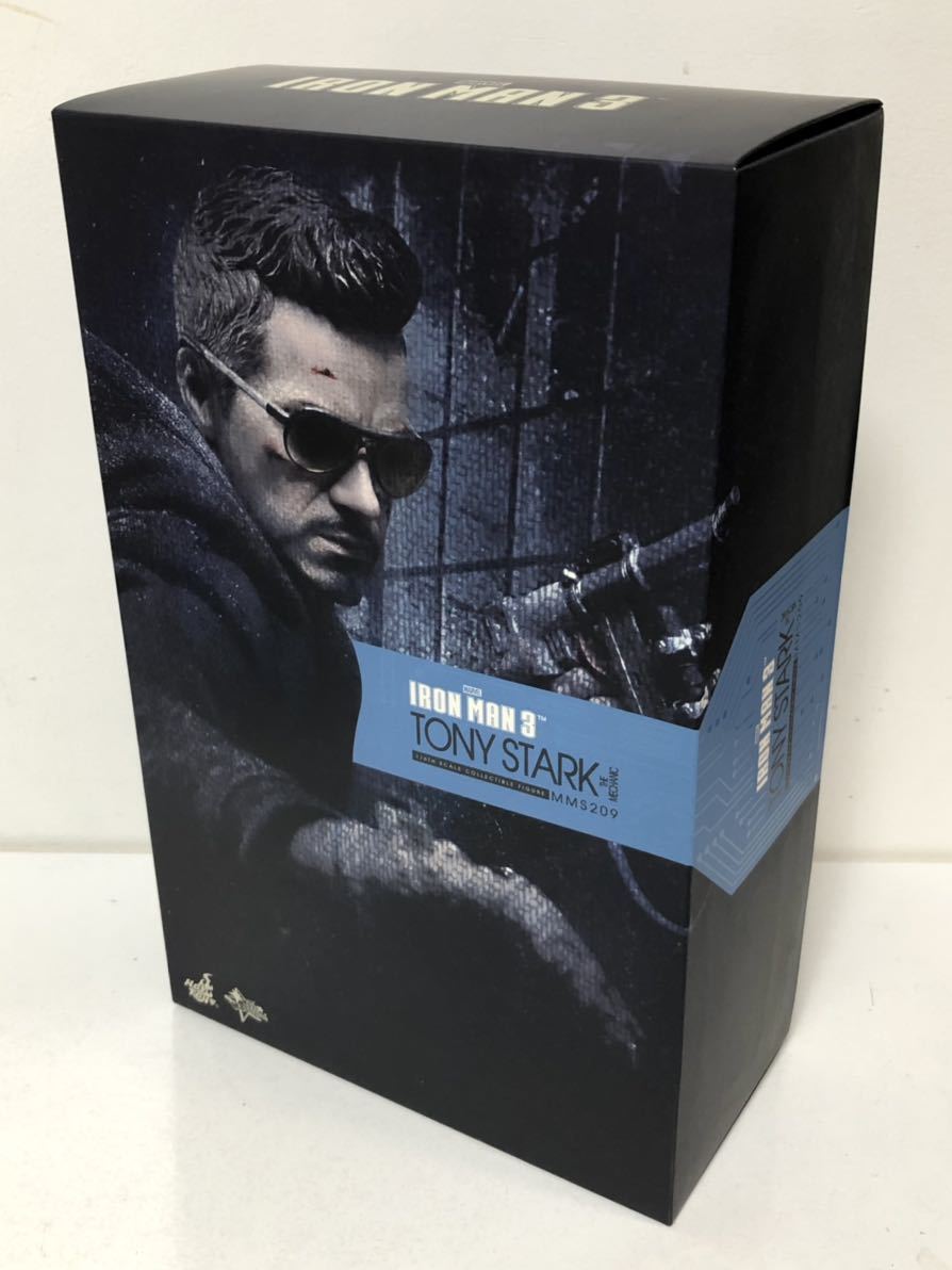 絶版/未展示■ホットトイズ【トニー・スターク（マンダリン邸襲撃版）】『アイアンマン３』HOTTOYS MMS209　検:1/6アベンジャーズ マーベル