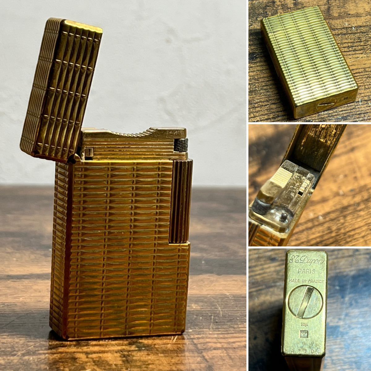 S.T.Dupont デュポン デュポンライター 20μ ゴールド(デュポン)｜売買 