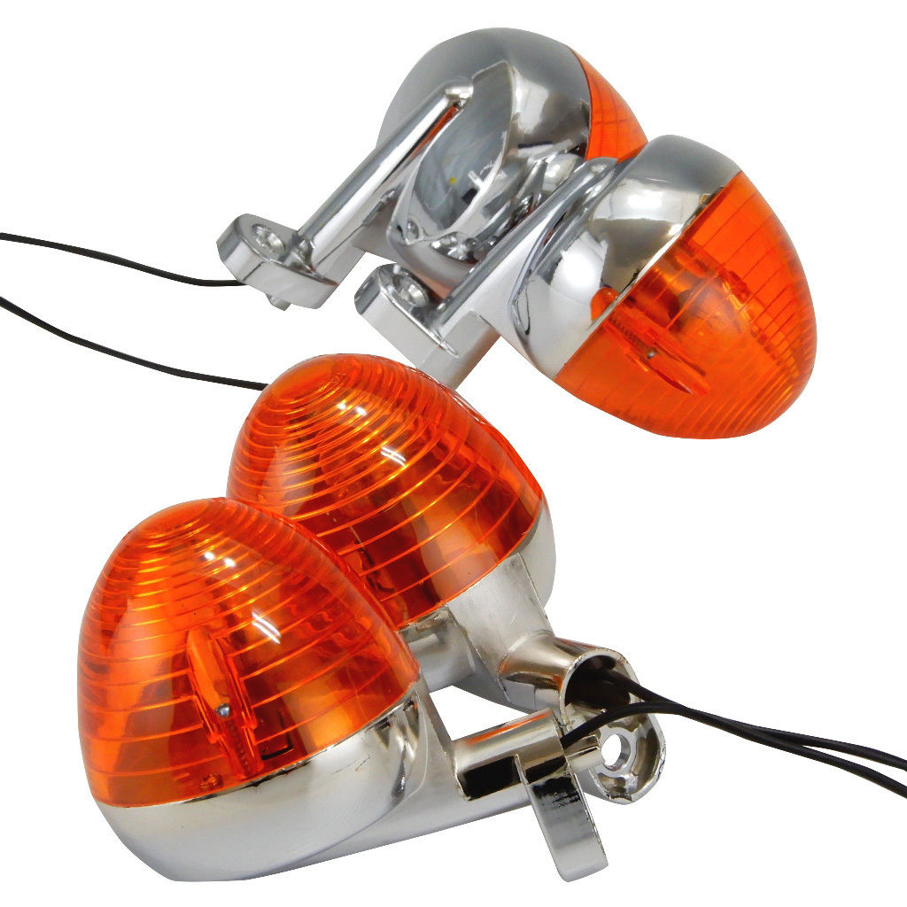 デメキン ウインカー(オレンジ)4個 TL50，イーハトーブTL125S，シャリィ，CF50，ノーティダックスCY50，バイアルスTL125，ダックス