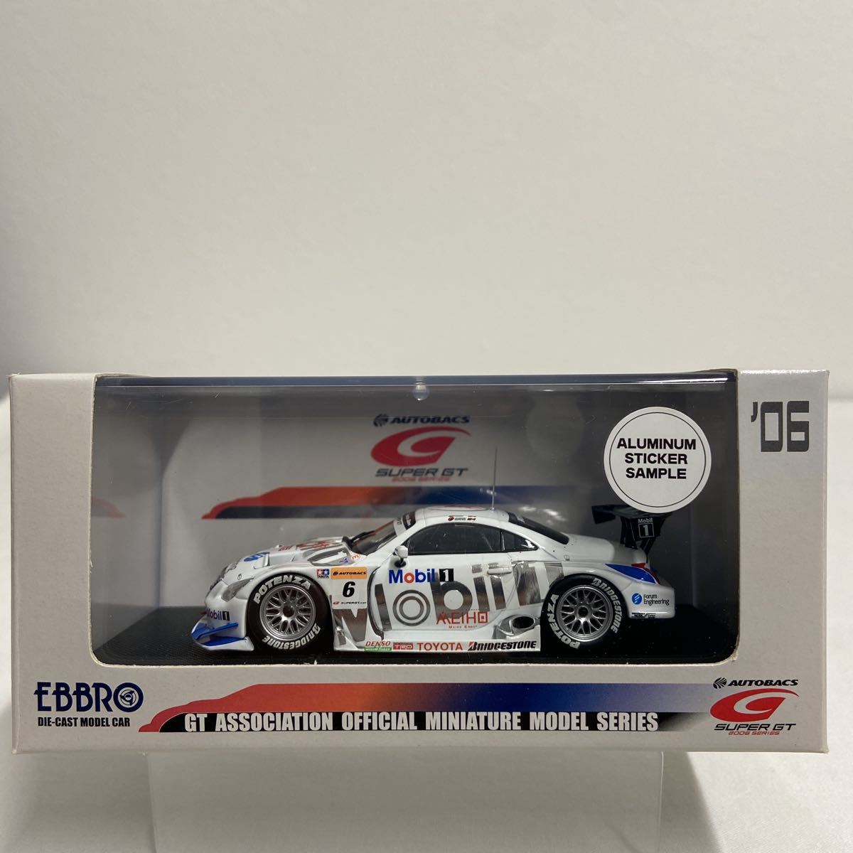 EBBRO 1/43 Mobil1 SC SUPER GT #6 2006年 エブロ LEXUS SC430 