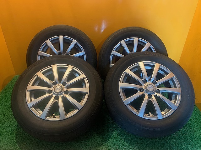 新作登場，セール 石川発 JAPAN三陽 ZACK JP-110 15&times;6J 5&times;114.3 スタッドレス ブリヂストン ICE PARTNER 195/65R15 直接引取も可 売切(スタッドレスタイヤ)｜売買されたオークション情報、yahooの商品情報をアーカイ 5穴