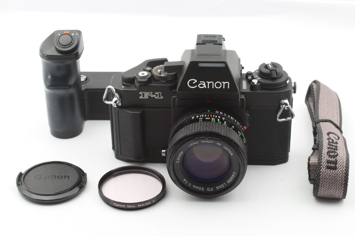 Canon NEW F-1 AE ファインダー + 50mm F1.4 レンズ ☆必見！☆ キヤノン Canon NEW F1 一眼レフ フィルムカメラ NEW FD