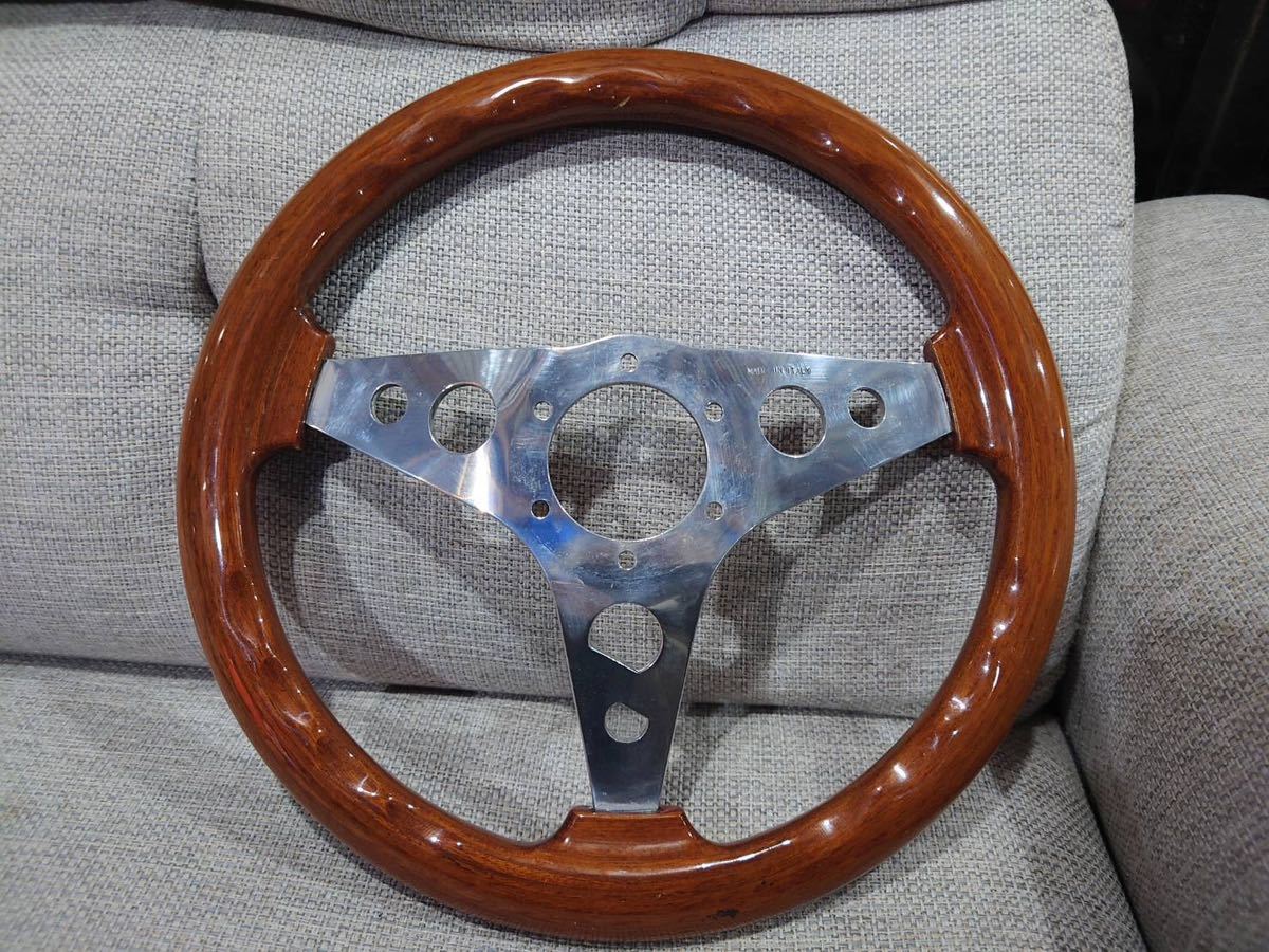 amigoui ITALY ウッドステアリング 当時モノ モモ ナルディ amigoui