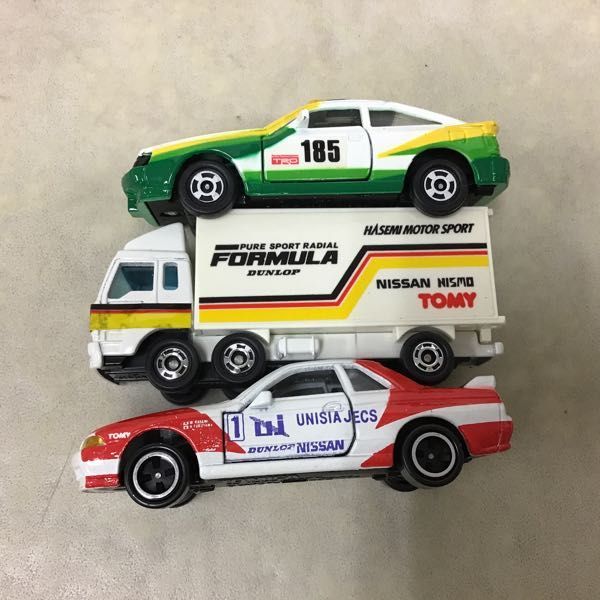 1円〜 赤箱トミカ 日本製 三菱ふそう レーシング トランスポーター 三菱ふそう 冷凍車 他 コンディション(状態)