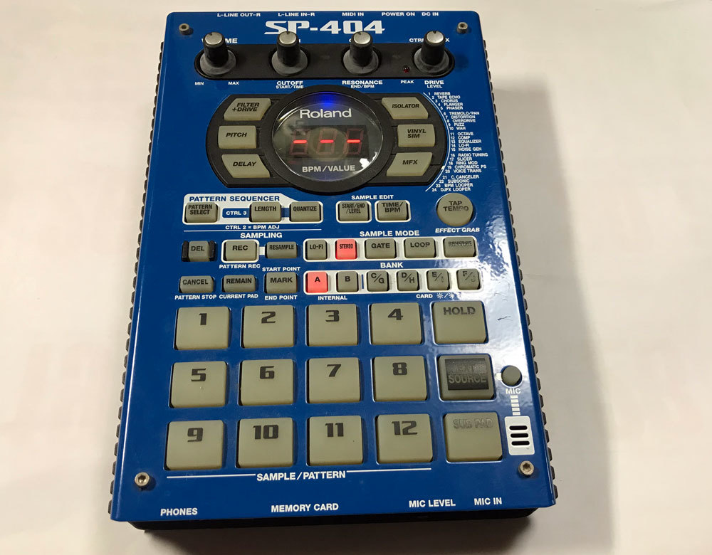 送料無料！【ローランド】DJ用 サンプラー SP-404 青パネル☆