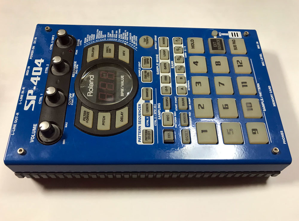 送料無料！【ローランド】DJ用 サンプラー SP-404 青パネル☆