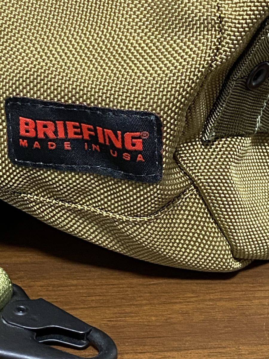 USA製 BRIEFING ブリーフィング 2way ショルダーバッグ ボストンバッグ ハンドバッグ ナイロン オリーブグリーン USA製 ブリーフィング BRIEFING オン 2WAYショルダーバッグ トート