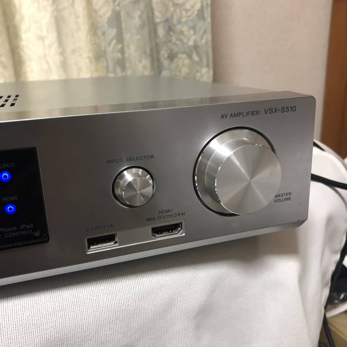 動作確認済】パイオニア AVアンプ VSX-S510 2016年製 リモコン