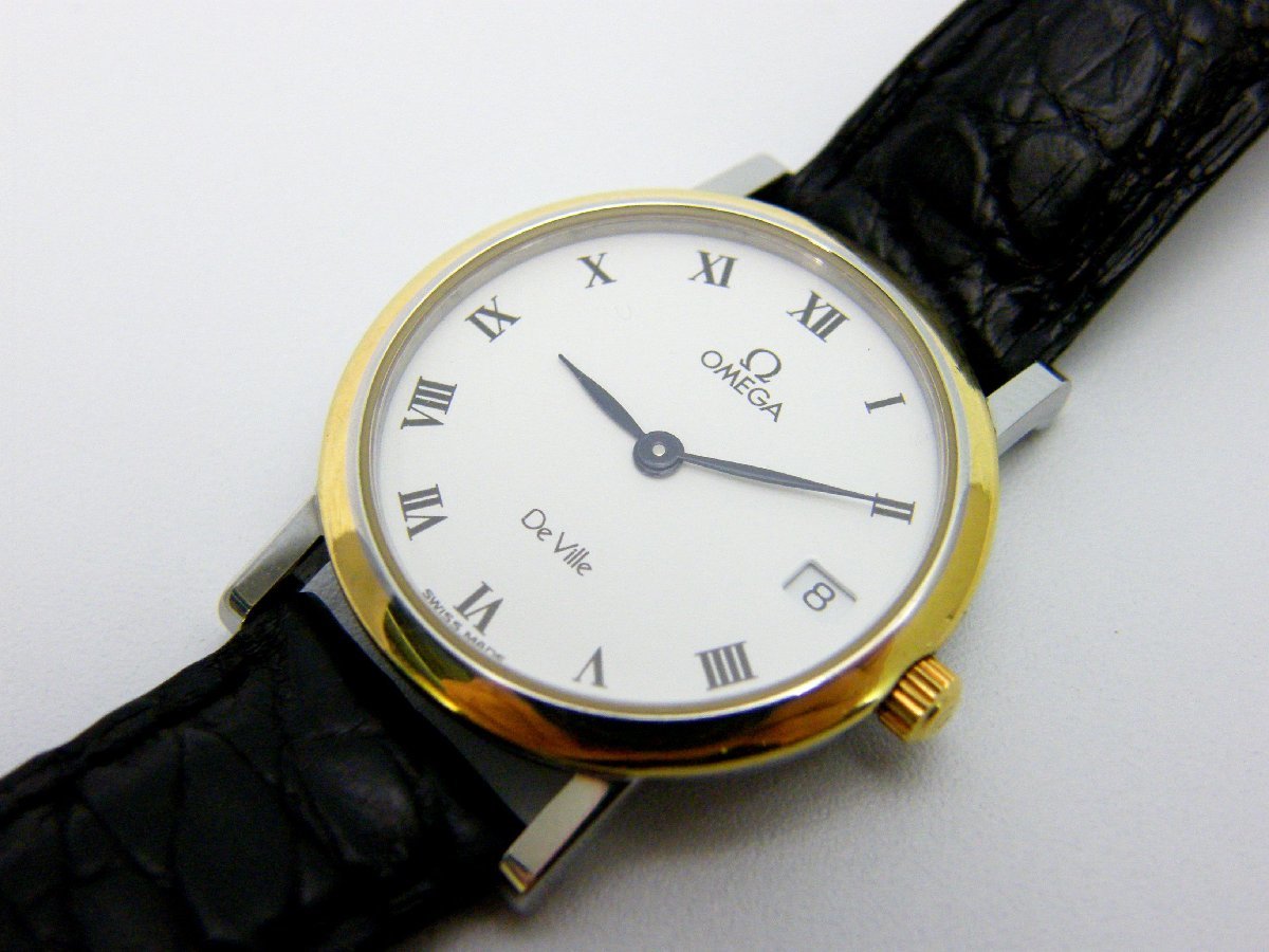 OMEGA DeVille レディースクオーツ 7480.23.01 JUNK Gカード付 【公式 
