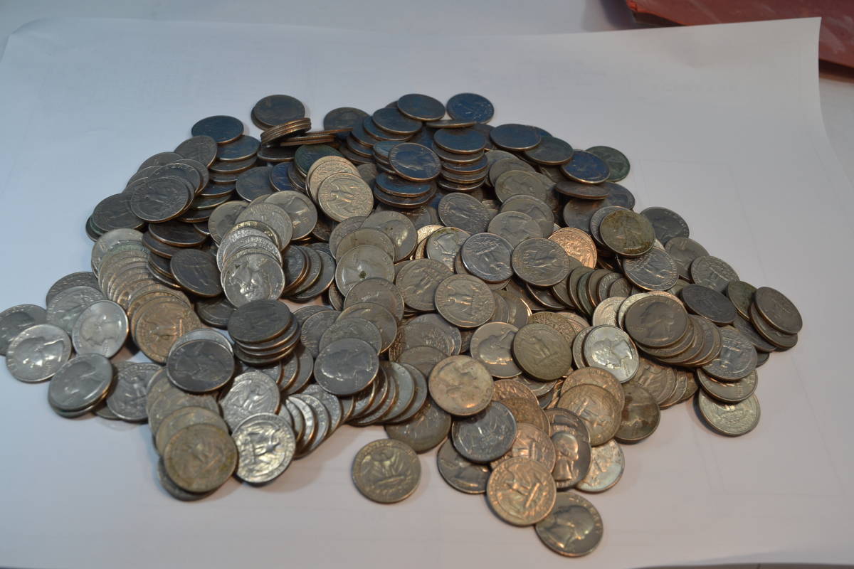 身辺整理・ワシントン白銅クオター２キログラム