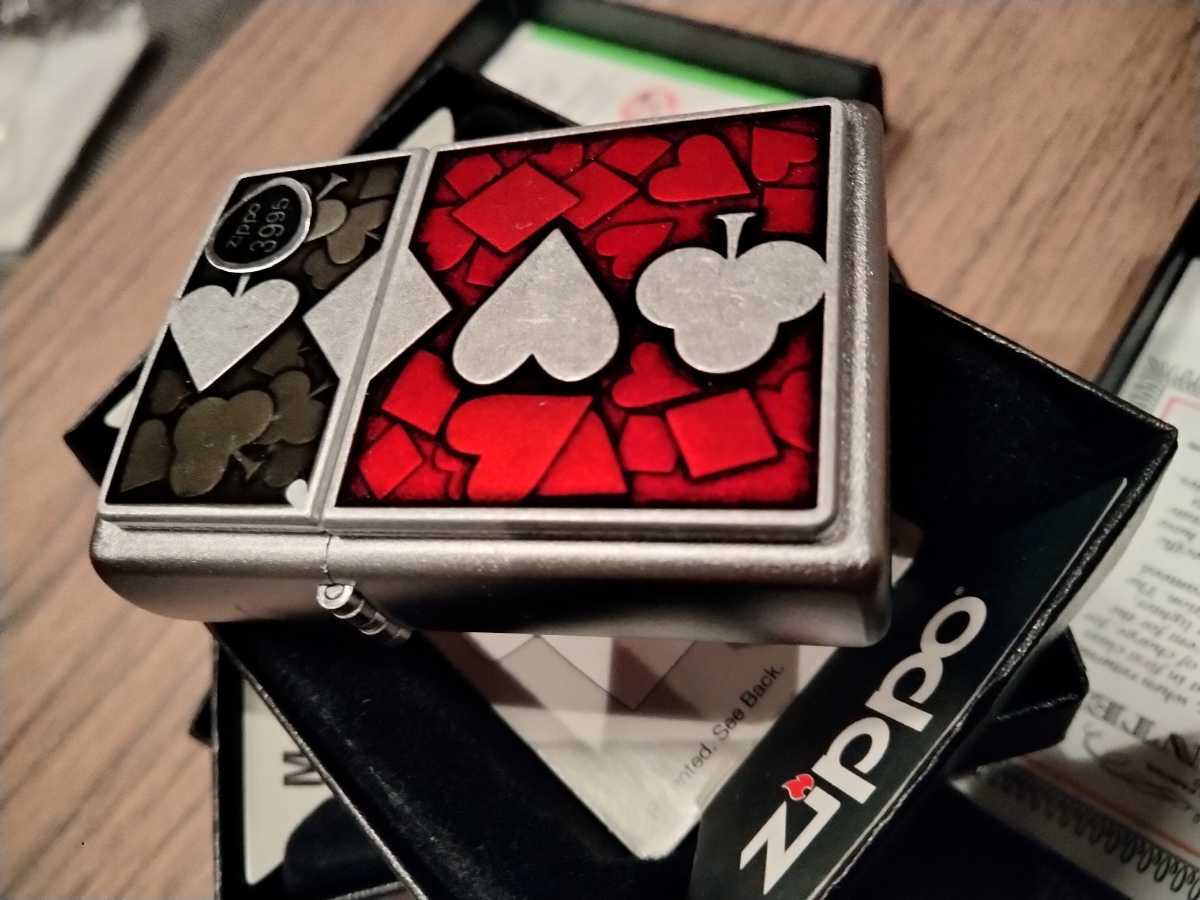 ZIPPO 未使用品 トランプ柄 ACE Card stamped spade ジッポー 3個set 