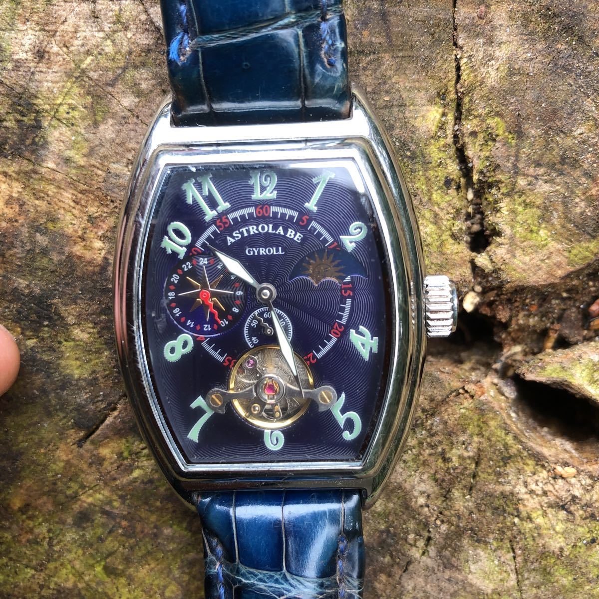 CURVERD ASTROLABE腕時計 珍品☆ASTROLABE CURVERD フランクミューラー風自動巻き腕時計