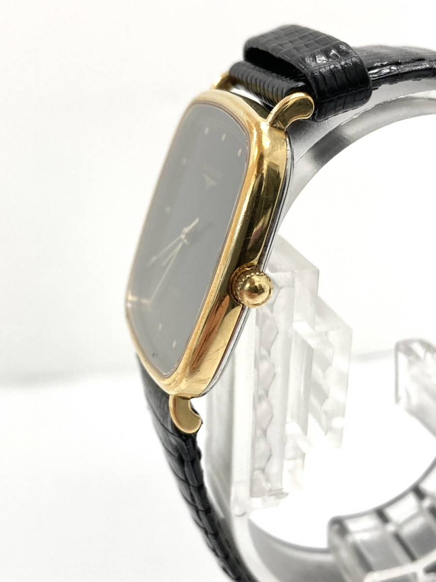 時計〉ロンジン LONGINES 970 6361 960 6107 文字盤黒 デイト メンズ 