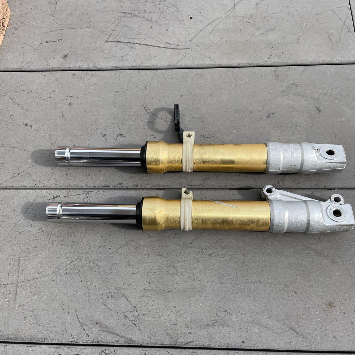 355 y109 DIO ZX AF35 AF34E 純正 ゴールド フロントフォーク左右set