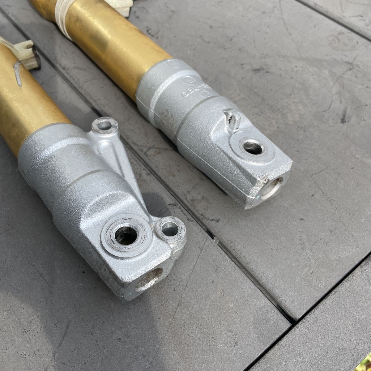 355 ライブディオZX-2（AF35)純正（F)フォーク＆ゴールドホイール