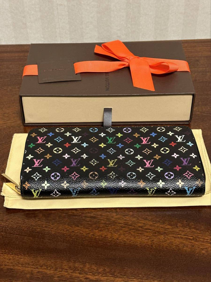 美品 LOUIS VUITTON ルイヴィトン マルチカラー ジッピーウォレット 長