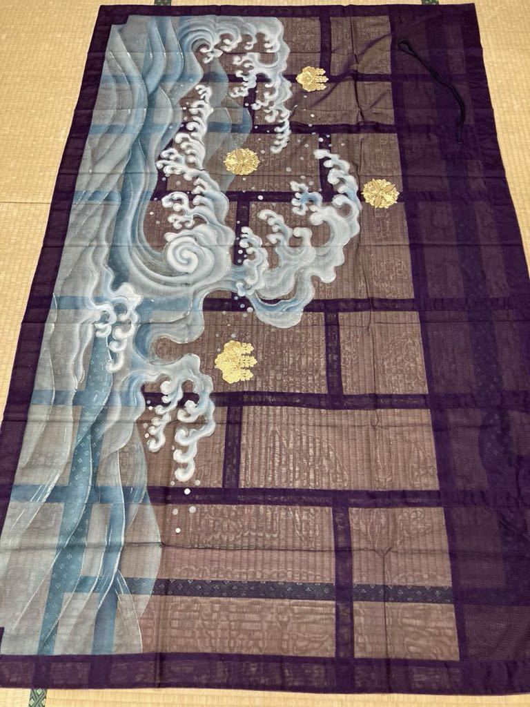 ◇曹洞宗◇大極上◇正絹◇夏用◇紗◇紫色金糸両