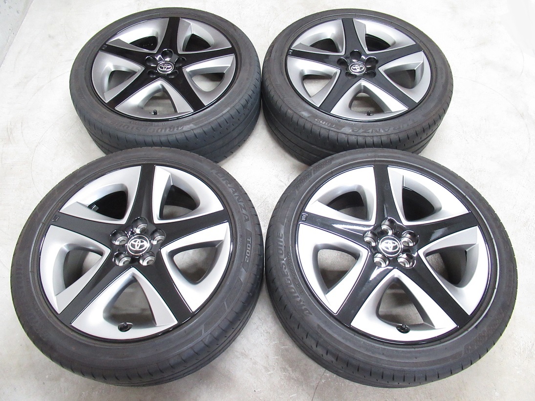 ★即決★美品★バリ溝★ ZVW50 後期 プリウス　50 215/45R17　7J　PCD 100　トヨタ　231