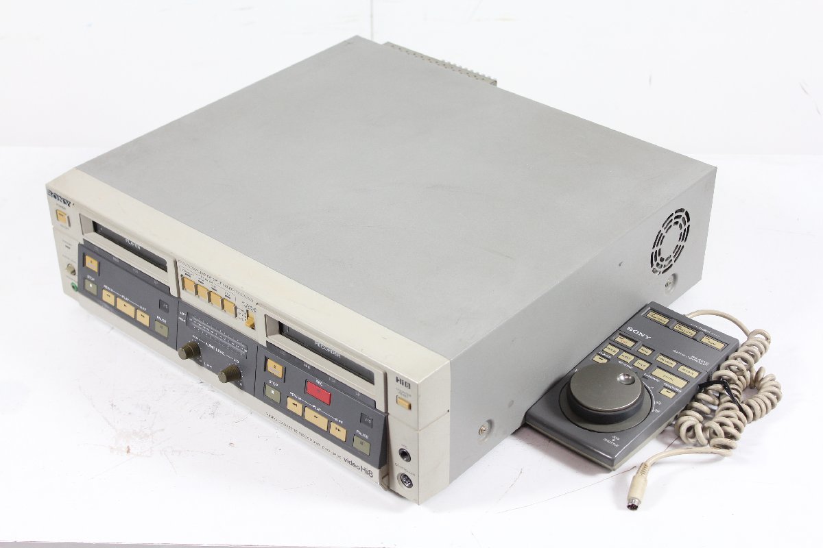 電源断線 SONY EVO-9700 Hi-8 ビデオカセット レコーダー 8mm